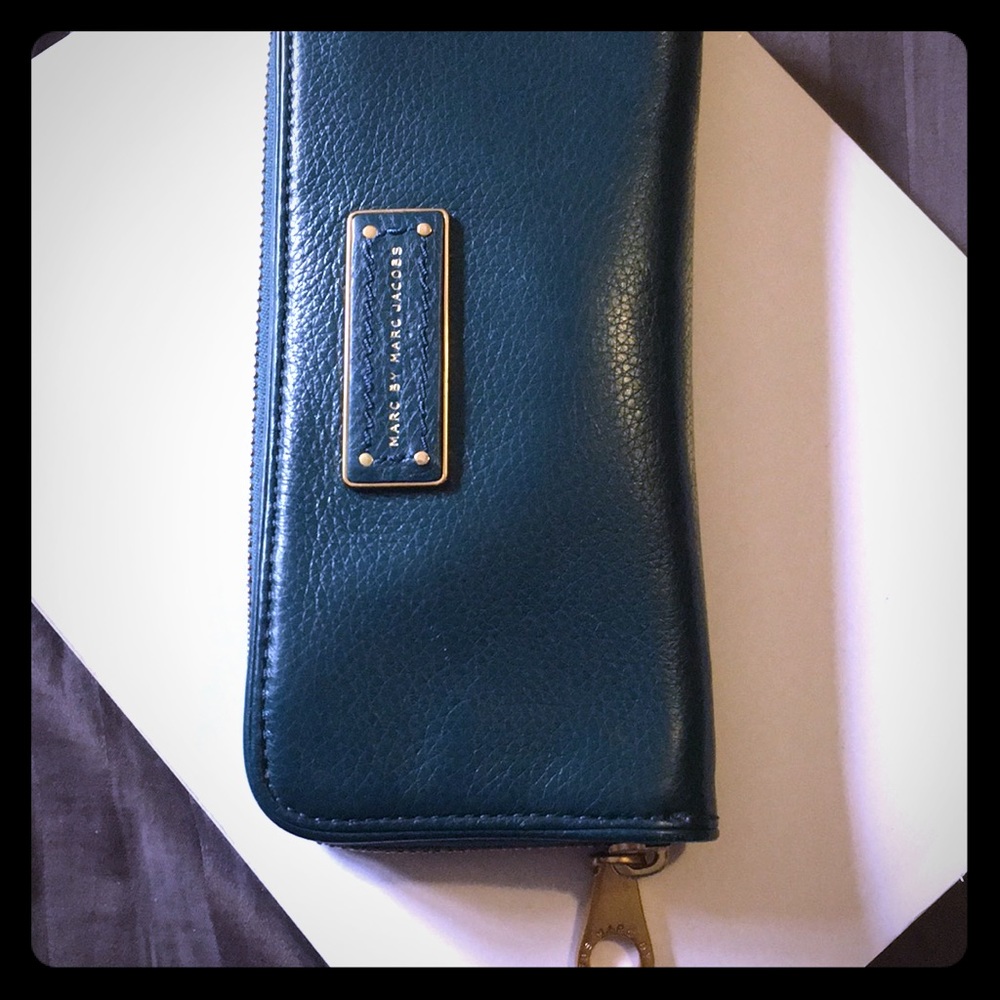 Marc by Marc Jacobs continental wallet teal